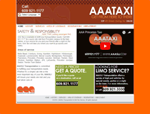 Tablet Screenshot of aaataxisvc.com